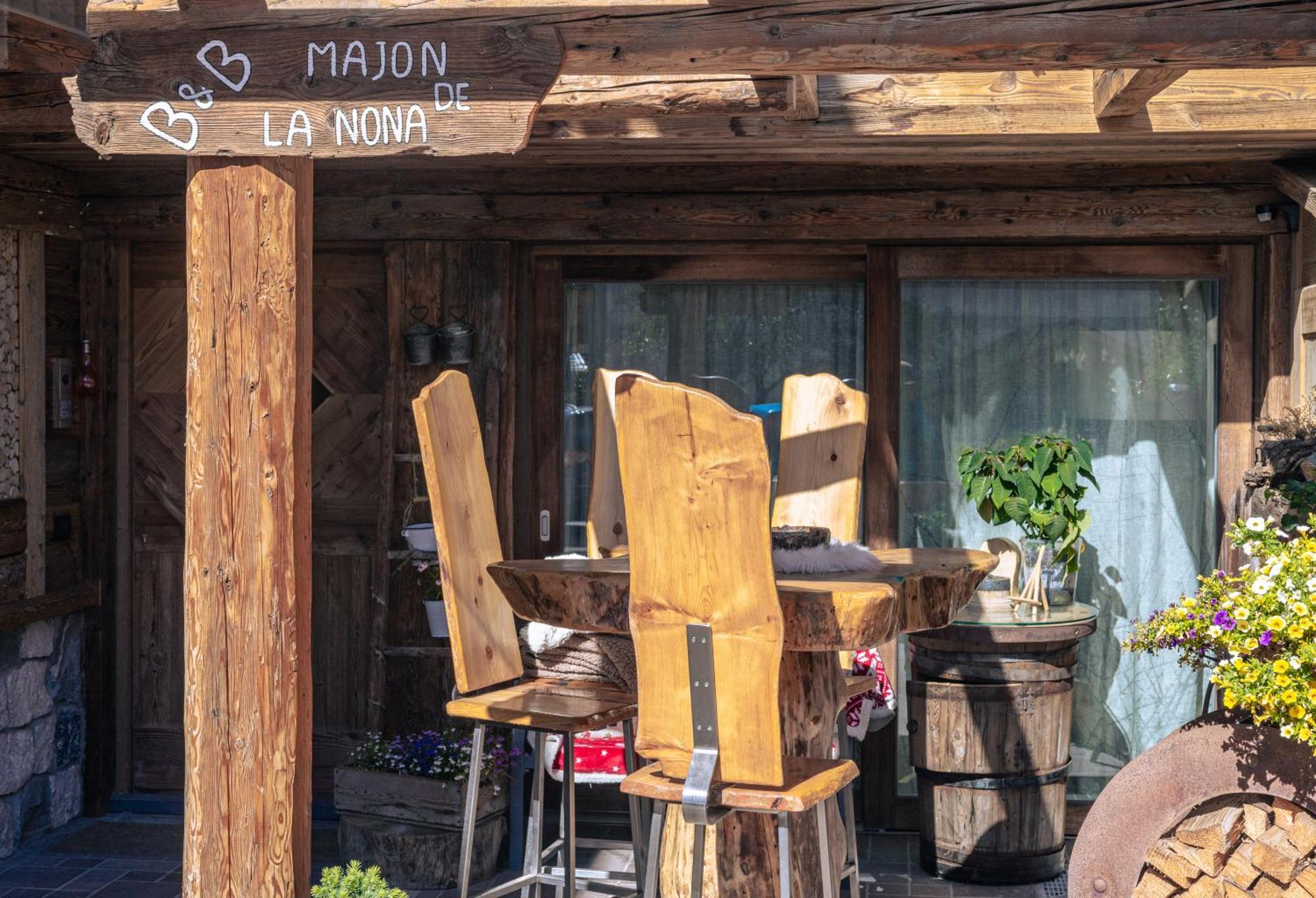 Majon De La Nona Pozza di Fassa Exterior foto
